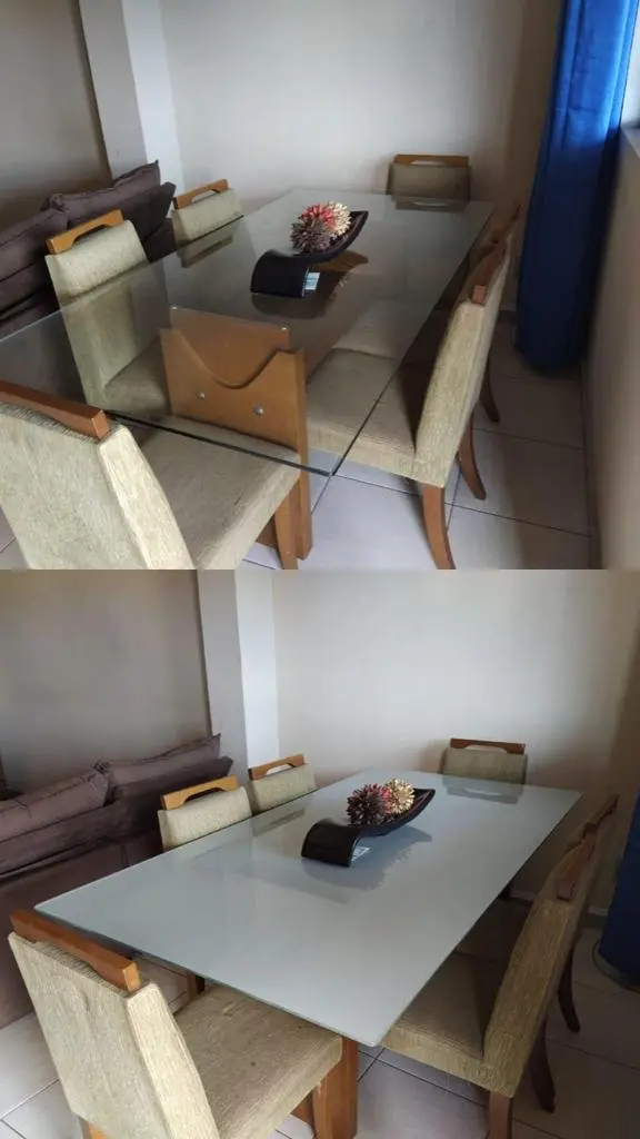 Película para Mesa de Vidro – aplicação 2